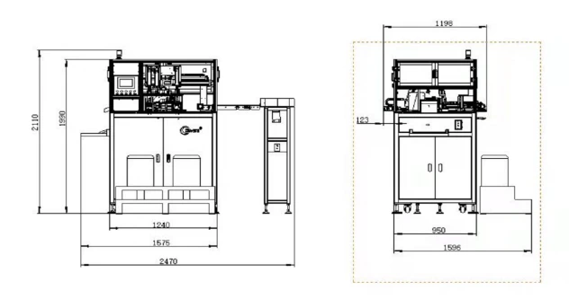 Inductance coil winding machine Inductance coil winding machine